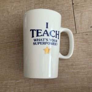I Teach What’s Your Superpower? Extra large mug